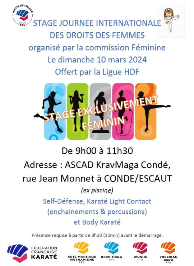 Stage de Karaté – Journée des droits des femmes